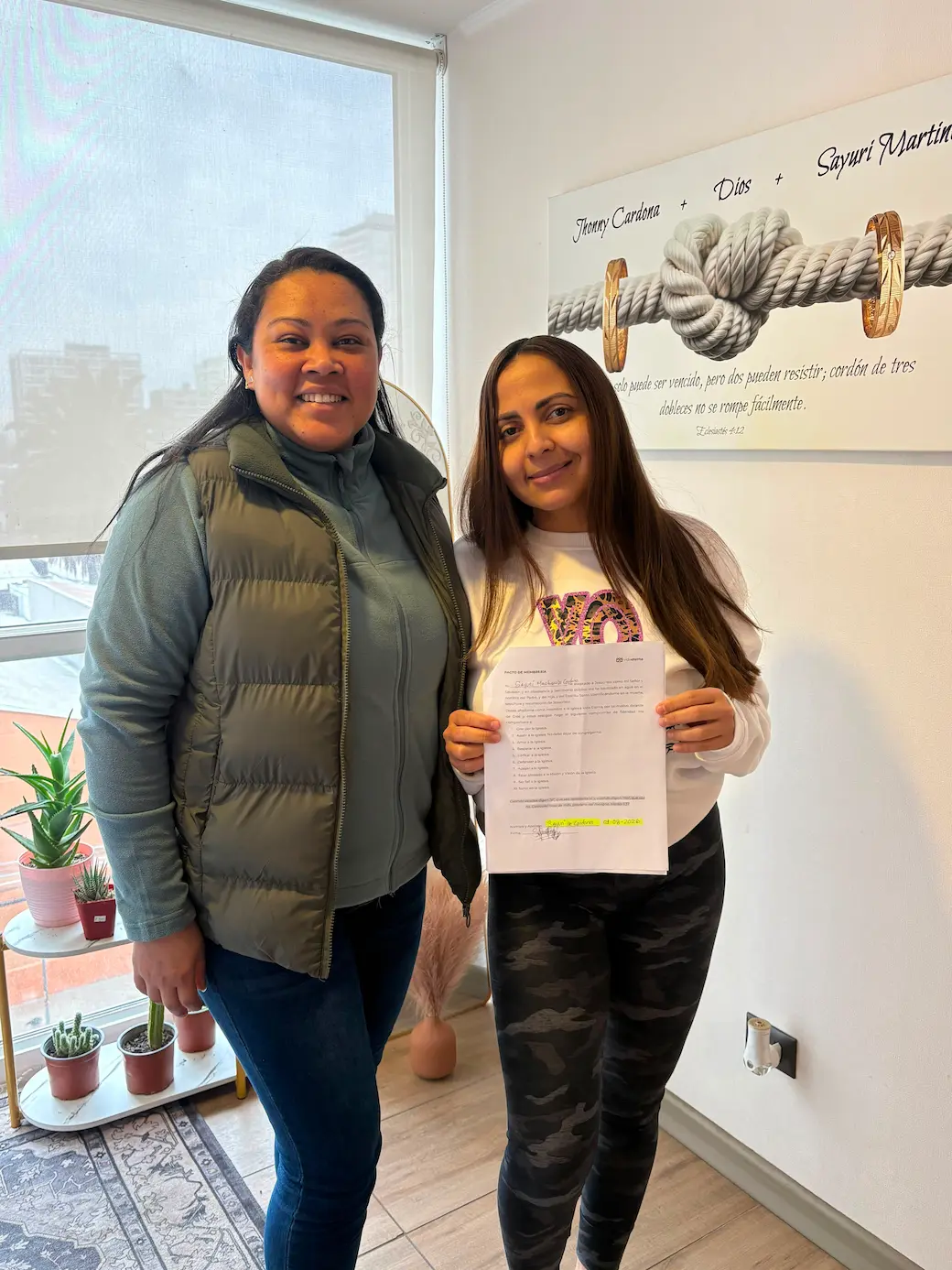 Participantes del programa de discipulado relacional CRECE